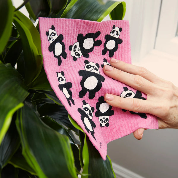 Pandas on Pink Pandas on Pink