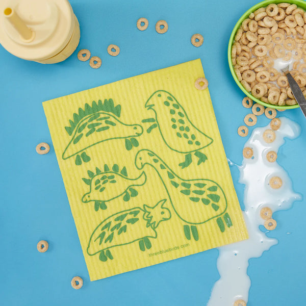 Dinosaurs on Yellow Dinosaurs on Yellow