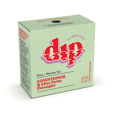 dip Conditioner Bar - Rose & Matcha Tea, full size 3 oz