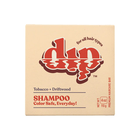 dip Shampoo Bar - Tobacco & Driftwood, Full Size, 4 oz