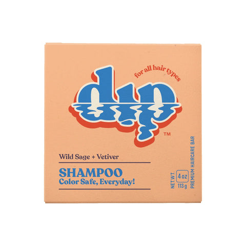 dip Shampoo Bar- Wild Sage & Vetiver, Full Size, 4 oz
