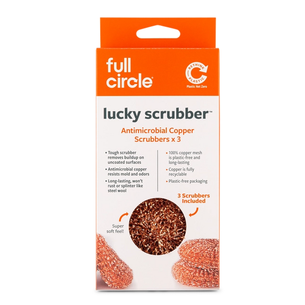 Lucky Scrubber - Antimicrobial Copper Scrubbers (3pk)