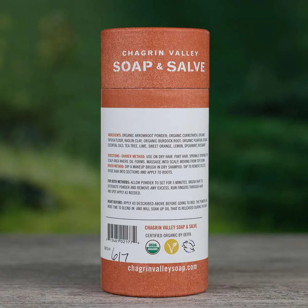 Dry Shampoo for Light Hair: Fresh Citrus Mint, 6 fl oz tube