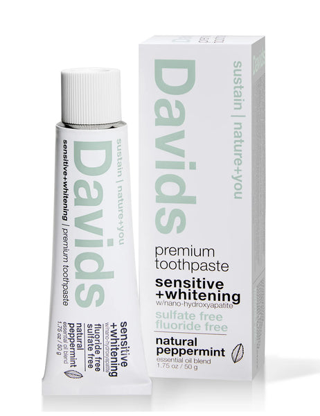 Travel Size Toothpaste: Sensitive + Whitening Nano-hydroxyapatite Travel Size Toothpaste: Sensitive + Whitening Nano-hydroxyapatite