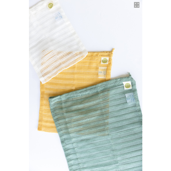 Cellulose Produce Bags/ Multipurpose Drawstring Sacks Set of 3 Reusable mesh produce bags EcoBags    Cellulose Produce Bags/ Multipurpose Drawstring Sacks Set of 3 Reusable mesh produce bags EcoBags
