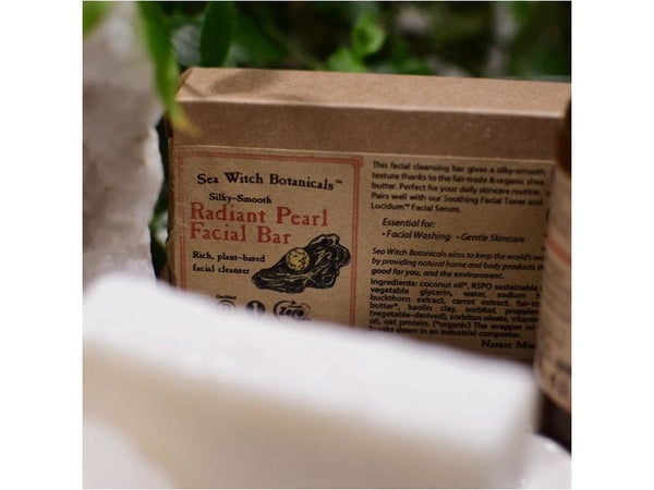 Radiant Pearl Facial Bar facial soap bar Sea Witch Botanicals    Radiant Pearl Facial Bar facial soap bar Sea Witch Botanicals