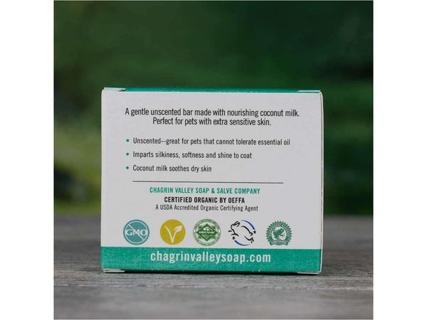 Pet Shampoo Bar: Creamy Coconut Milk, 3.8 oz bar pet shampoo bar Chagrin Valley   