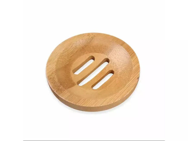 Compostable Wooden Bamboo Soap Dishes- Square or Round compostable bamboo soap dish Zefiro Round   Compostable Wooden Bamboo Soap Dishes- Square or Round compostable bamboo soap dish Zefiro Round
