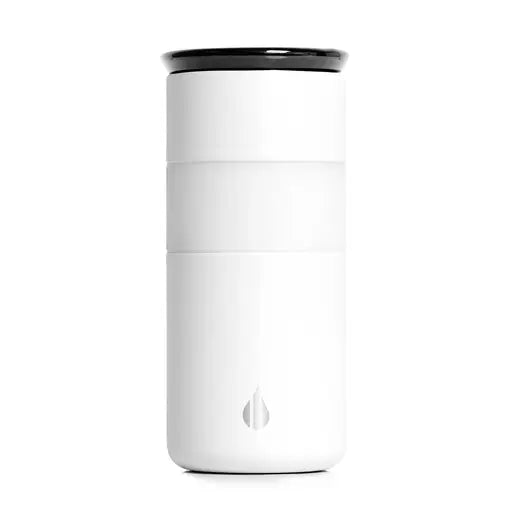 Insulated Stainless Steel Plastic-Free Coffee Travel Mug, Ceramic Lid, 16 oz