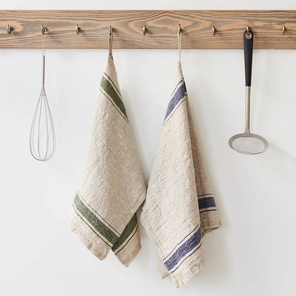 Striped Linen Kitchen Towel