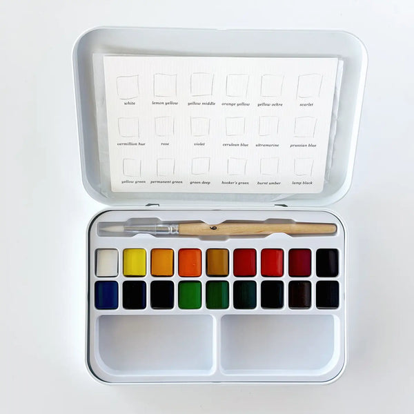 Watercolor Workbook & Paint Set