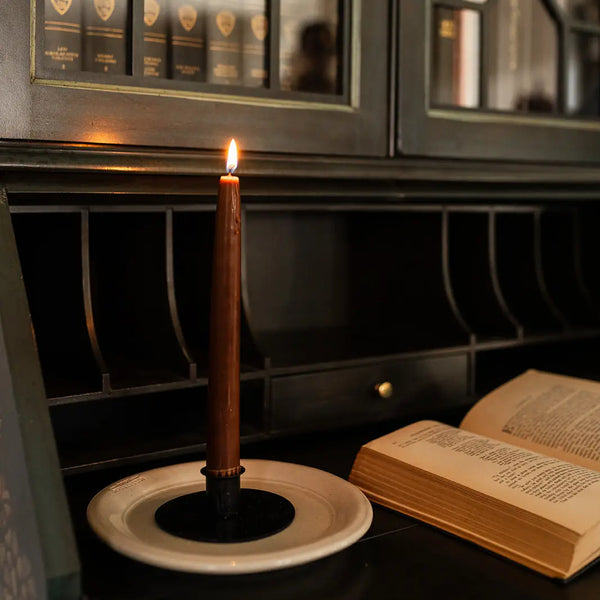 Iron Manor Candlestick Holder