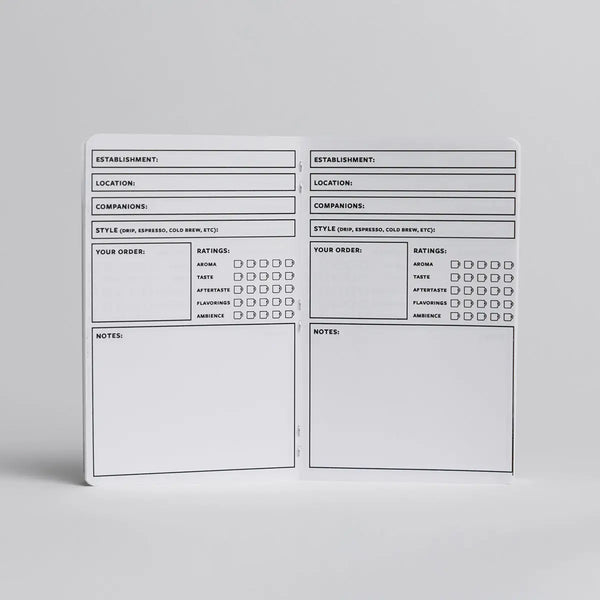 Coffee Log Book