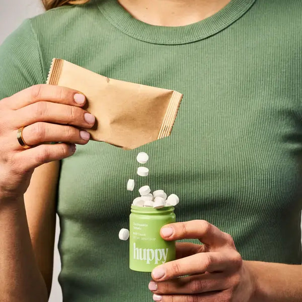 Huppy Toothpaste Tabs with Tin