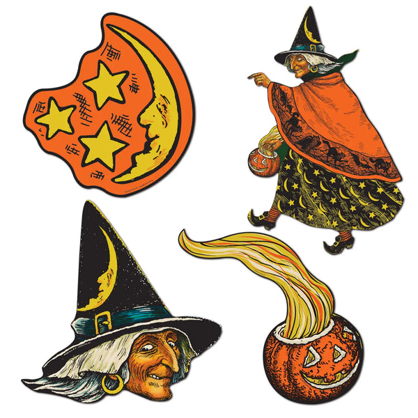 Vintage-Style Halloween Cut Outs