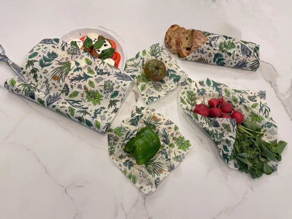 Beeswax Wrap Cut-to-Size Roll - New Patterns!