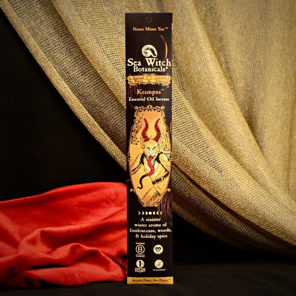 Krampus Incense: with All-Natural Frankincense, Fir, Peppermint, & Holiday Spices