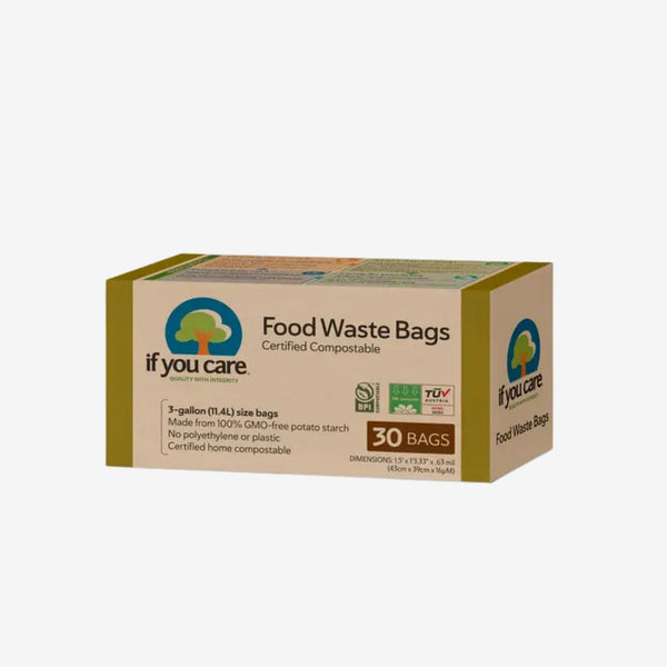 Compostable Food Scrap Bags, 3 gallon (30 ct)
