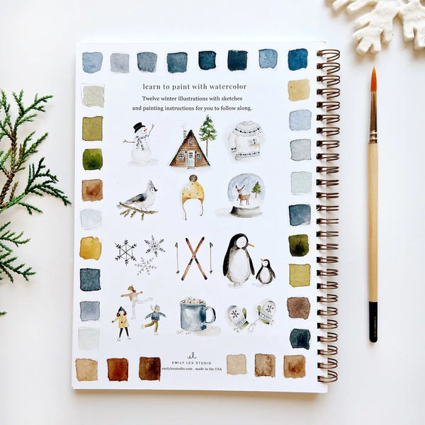 Emily Lex Studio Watercolor Workbook & Paint Set