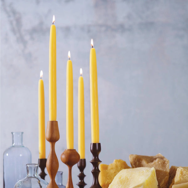 Beeswax Taper Candles