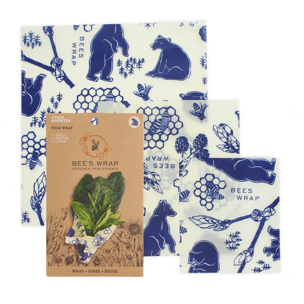 Beeswax Food Wraps - Assorted 3 Pack