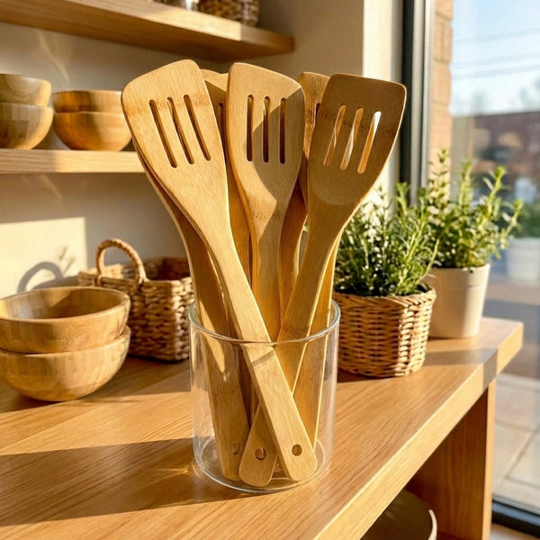 Bamboo Cooking Utensils- Multiple Kinds!