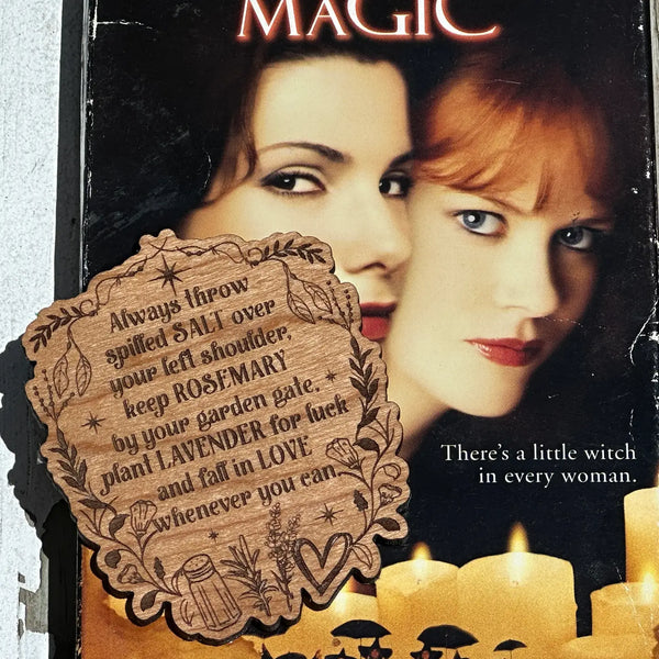 Practical Magic Wood Magnet