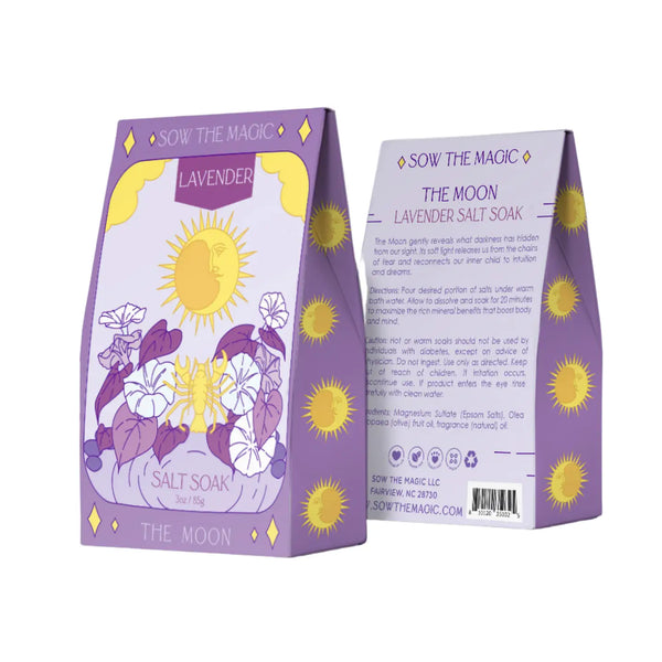 The Moon Lavender Salt Soak