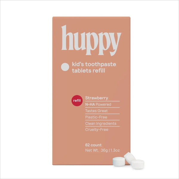 Huppy Strawberry Toothpaste Tab Refills