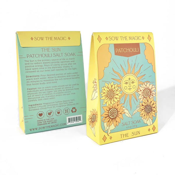 The Sun Patchouli Salt Soak