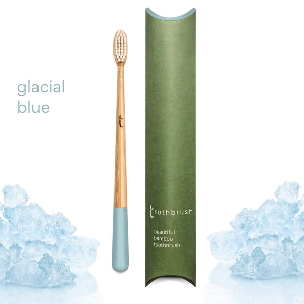 Bamboo Toothbrush (Multicolor Coated Bottom, Bio Bristle)