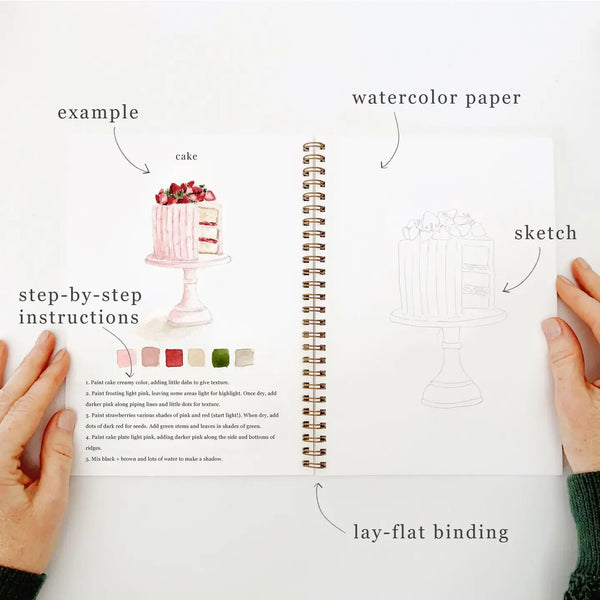 Watercolor Workbook & Paint Set