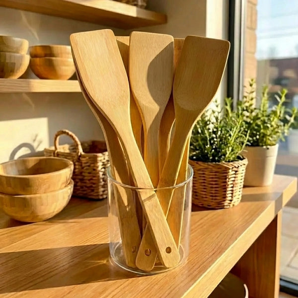 Bamboo Cooking Utensils- Multiple Kinds!