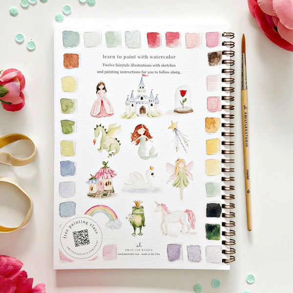 Watercolor Workbook & Paint Set