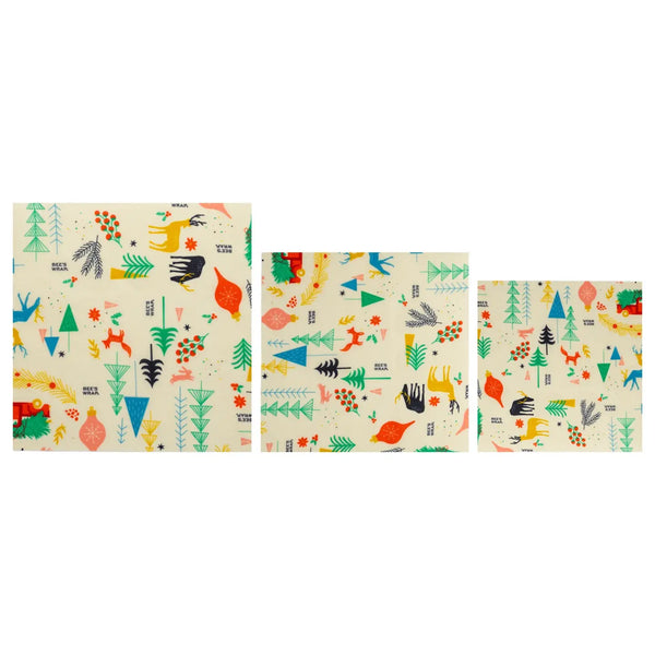 Beeswax Wraps - Assorted 3 Pack