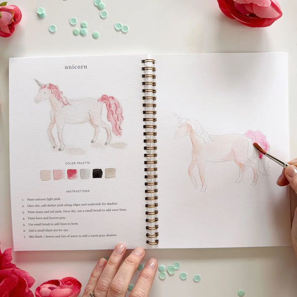 Watercolor Workbook & Paint Set