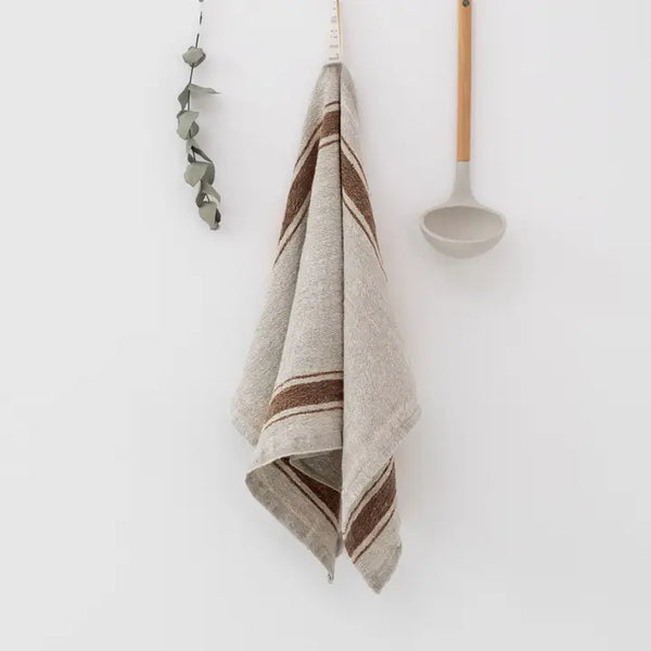 Striped Linen Kitchen Towel