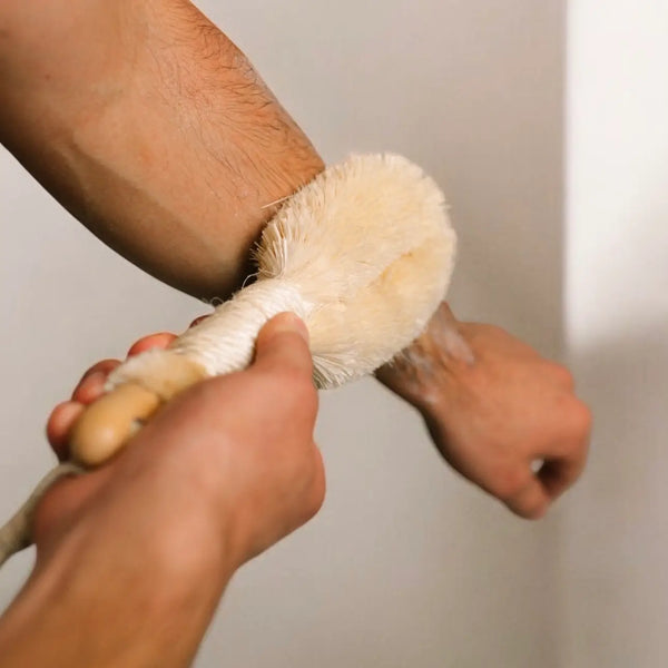 Sisal Exfoliating Dry Brush- Short Handle