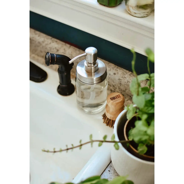 Mason Jar Pump (silver)