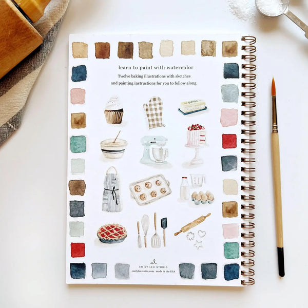 Watercolor Workbook & Paint Set