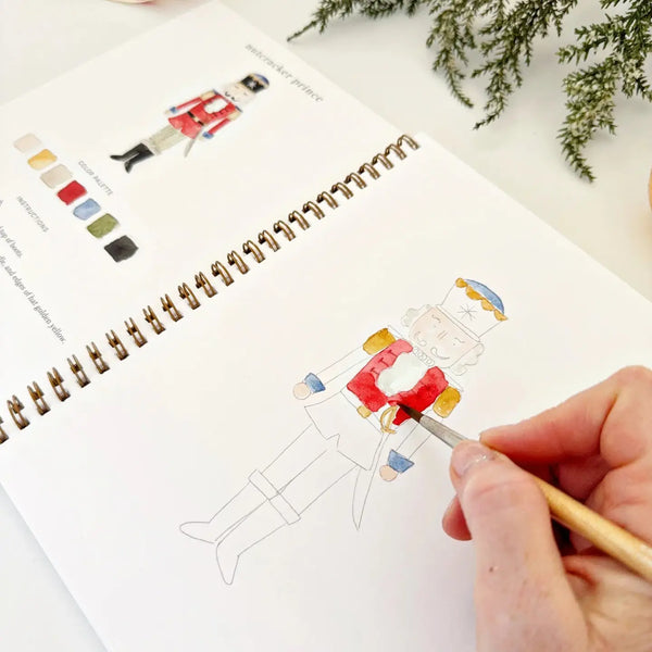 Watercolor Workbook & Paint Set -- Fall & Holiday Themed