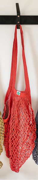 Recycled Cotton Market String Tote with Long Handles
