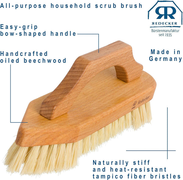 Scrub Brush with Bow Handle