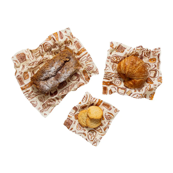 Beeswax Wraps - Assorted 3 Pack