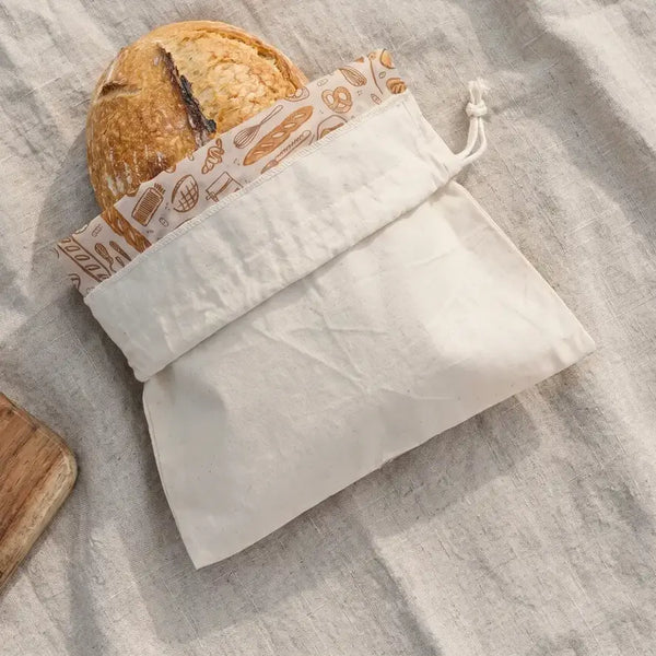 Beeswax Bread Bag, Lined