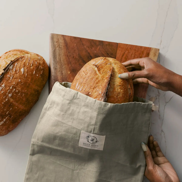Beeswax Bread Bag, Lined