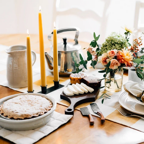 Triple Candlestick Holder