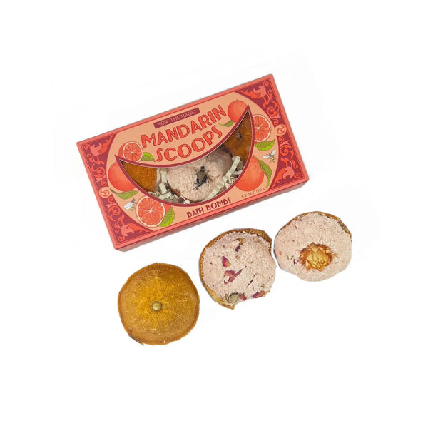 Mandarin Scoops Bath Bomb Set
