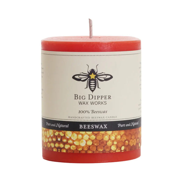 Beeswax Pillar Candles- Halloween