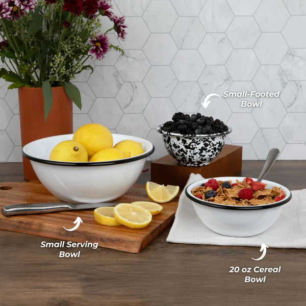 Enamelware Small Serving Bowl